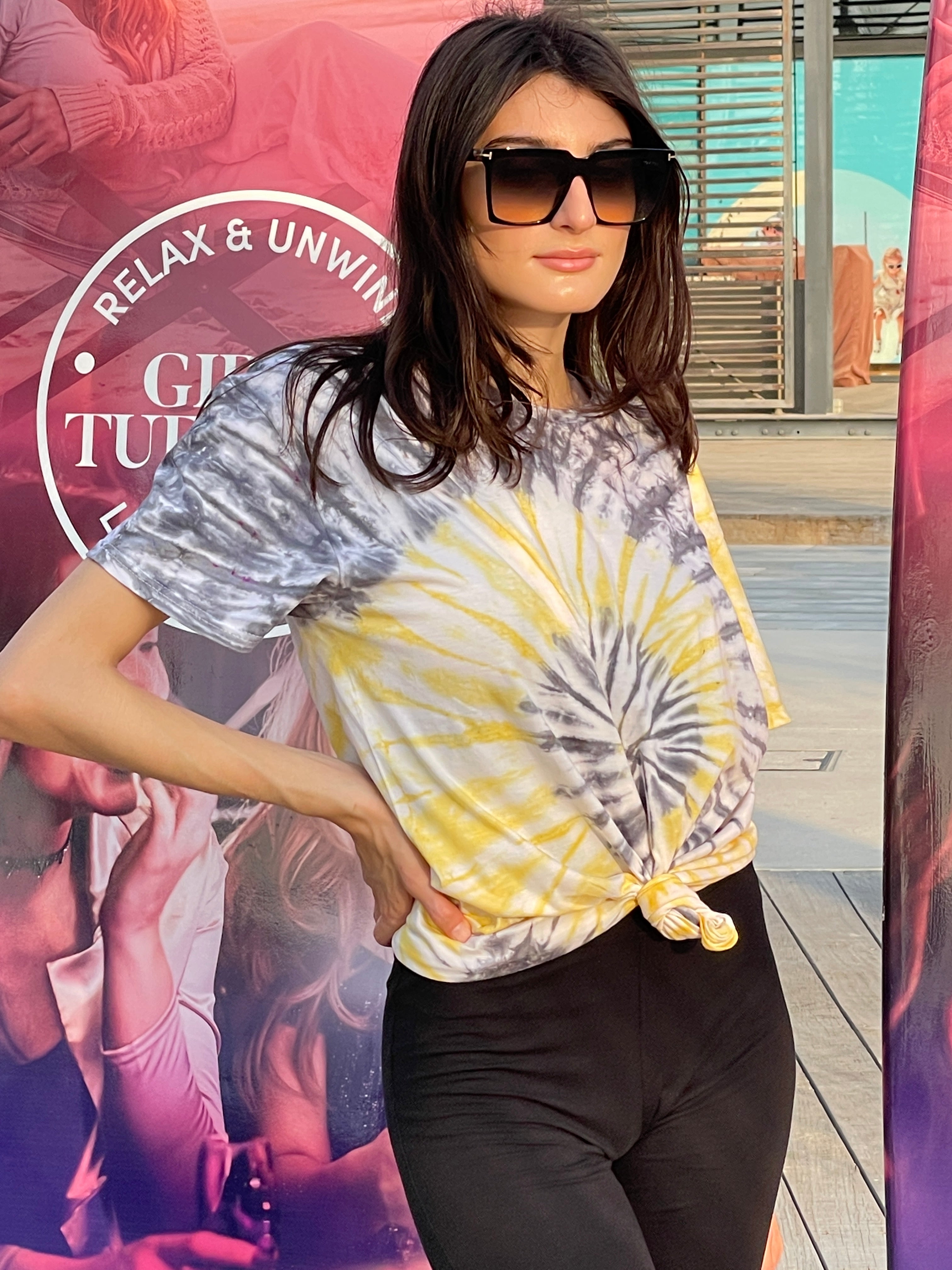 Kutaweav adult unisex tie dye t-shirt.