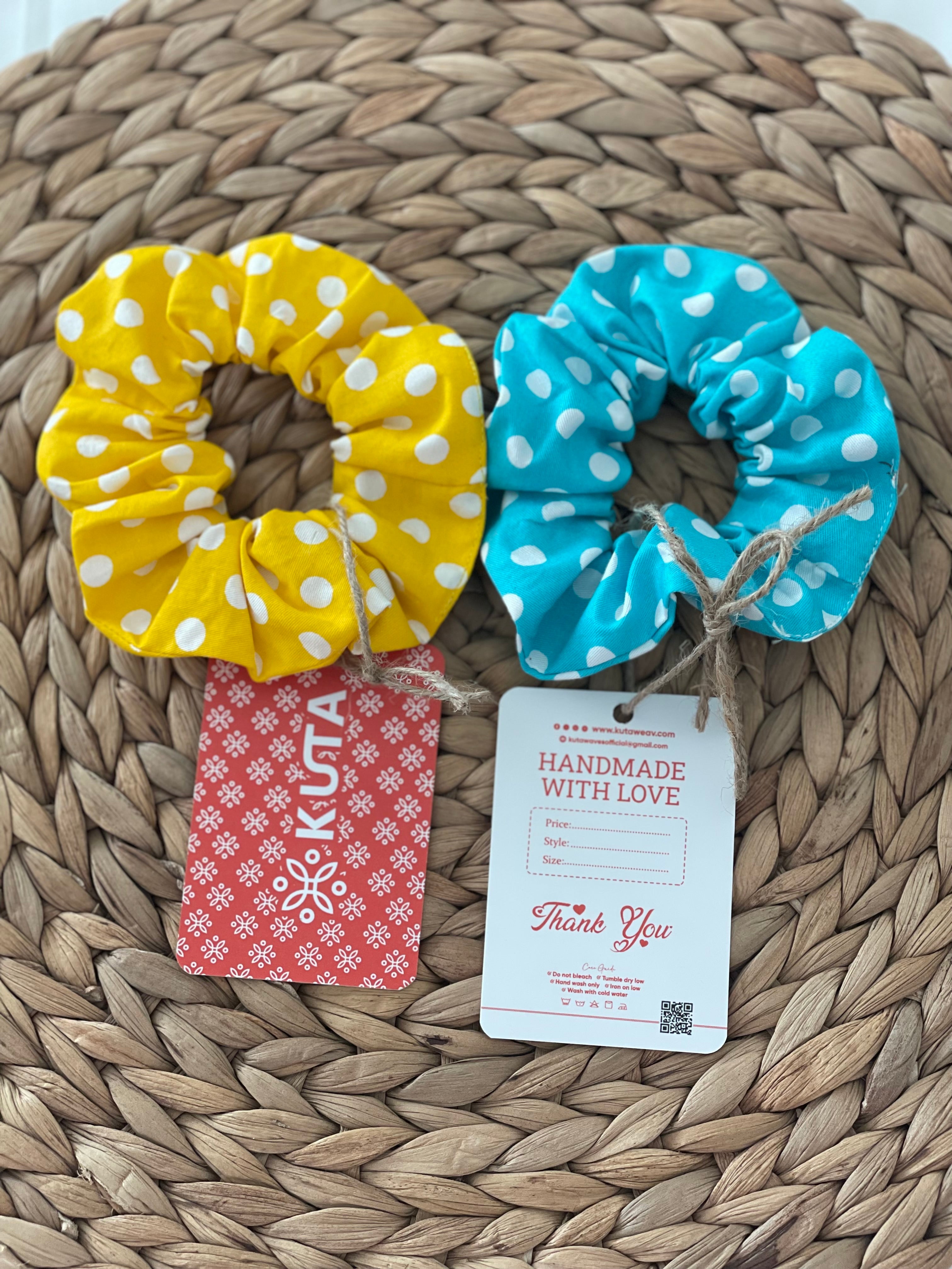 Handmade Festive  Kuta Scrunchies