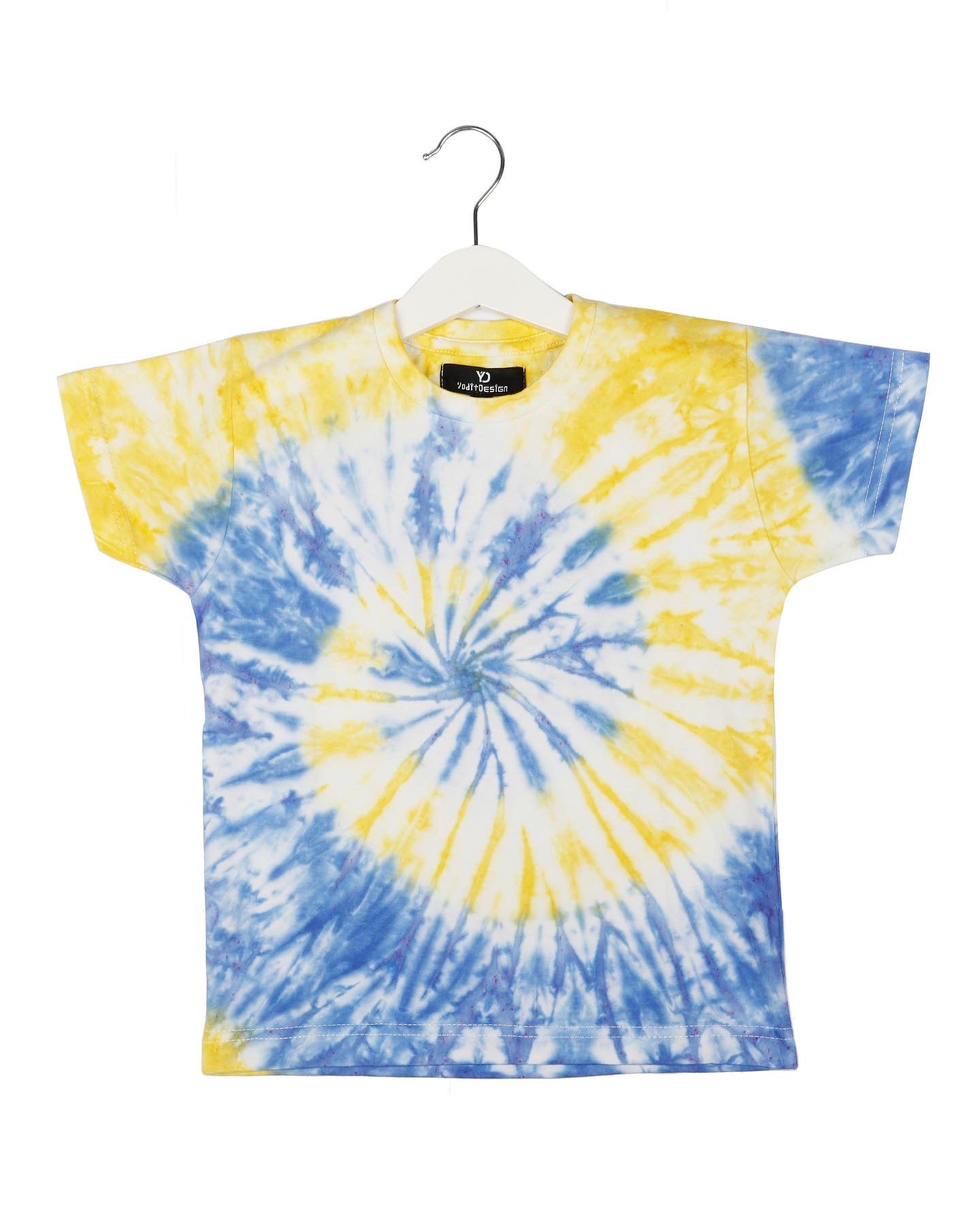 Kutawaves kids unisex tie dye t-shirt.